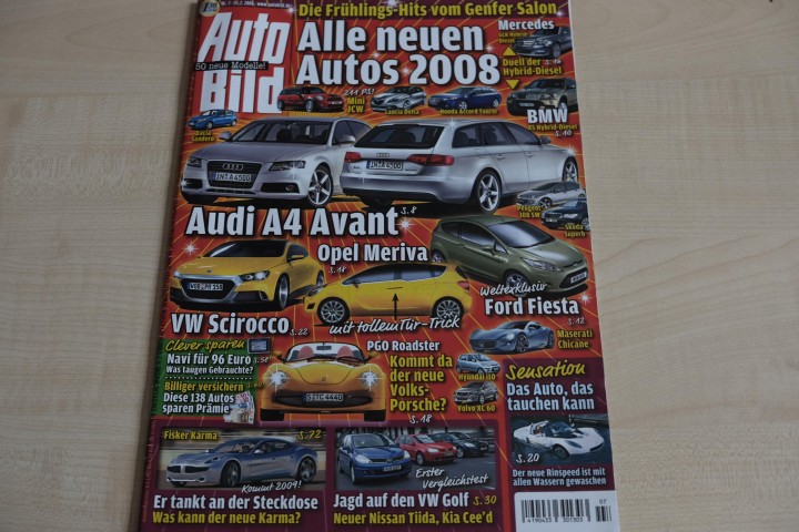 Deckblatt Auto Bild (07/2008)